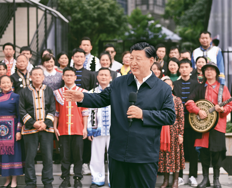 习近平：铸牢中华民族共同体意识 推进新时代党的民族工作高质量发展